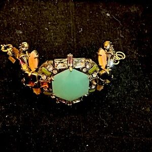 Elegant Multicolor Gemstone Bracelet